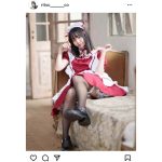 コスプレしまくるりつ、ニャンニャンポーズで「おはよう」こんな可愛いメイドに起こされたい！