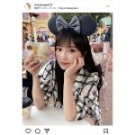 「可愛いすぎやわ」吉沢朱音、ディズニーデートしたくなる激カワオフショットを公開！