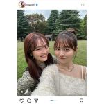 姫×姫降臨！新田さちか、モコモコ肩見せ衣装＆田久保夏鈴とのツーショット公開！