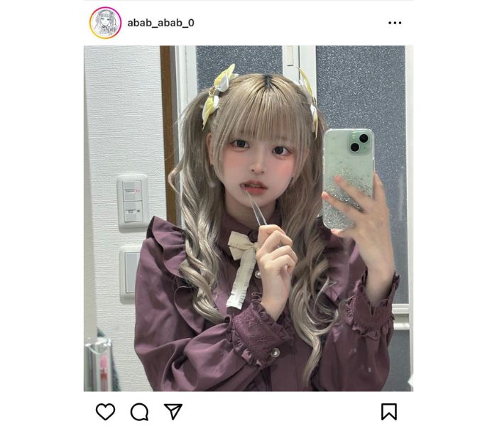 「素直が好きだよ」こがちゃんちゃん、ロリータツインテールの歯磨きショットにファンが愛を叫ぶ！