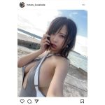 日下部ほたる、存在感抜群の横乳見せつけ自撮り写真から目が離せない！