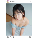 堀江りほ(りほりん)、美谷間チラ見せのファン悩殺ショットを披露！