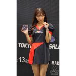 A-class・佐々木美乃里、可愛すぎる赤×黒ミニスカワンピースでトークショー！＜JAPAN MOBILITY SHOW 2023＞