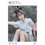 「大好きを超えてる」岸みゆ、リボンポニテが可愛すぎる制服ショットにファン歓喜！