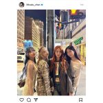 LE SSERAFIM、ニューヨークに立つ！宮脇咲良、メンバーとのオフショットを公開！