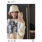 aespa・ウィンター、ナチュラルメイク＆へそ出しルックの美くびれでファン魅了