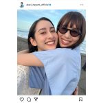早見あかり、飯豊まりえと笑顔でハグ！仲睦まじさが感じられる2ショット公開