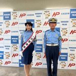 ミセスSDGsグランプリ大山望さんが一日警察署長！地元、北海道岩見沢市で交通安全を呼び掛け！