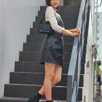【写真特集】瀬里来愛(せりくれあ)さん、黒革ワンピースで高校生には見えない大人かっこいいショットを披露！