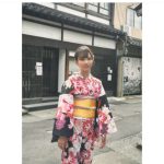 きりたんぽと浴衣デート！？もっちりほっぺが可愛すぎるオフショット公開