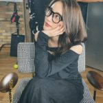 イイ女度爆上がり中！中村ゆりかの大人っぽメガネ＆穴あきドレス姿にドキッ！