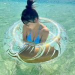 堀江りほ、浮き輪でプカプカと浮かぶ姿が可愛すぎると話題に！