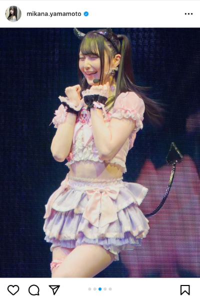 可愛すぎる小悪魔降臨！NMB48・山本望叶、太もも＆お腹チラ衣装にファンキュン死！