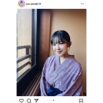 天木じゅん、真っ白で爽やかなワンピースで、スマイル全開・可愛さ全開のショットを投稿！