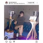 見えちゃいそう...！つなまよ！の密着タイトワンピース姿がたまらないと話題！！