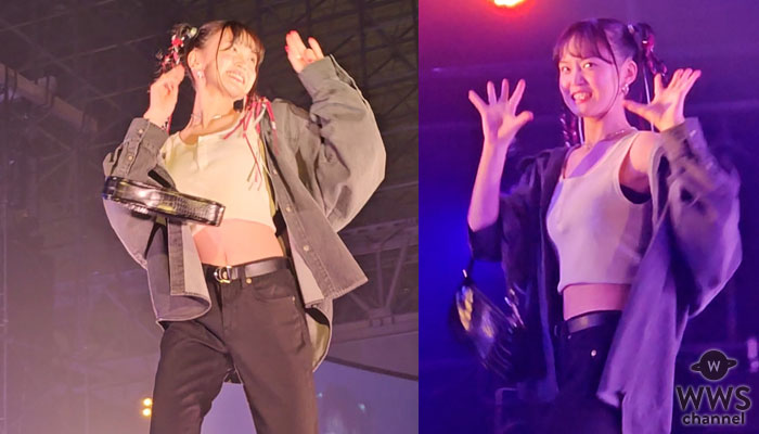 【動画】＠onefive・MOMO、SOYOらがへそ出しジーンズコーデでランウェイに登場！