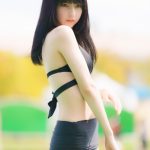 【写真特集】あいり(SITRA.)、エキゾチックな雰囲気に見事にマッチするレトロ風な水着で登場!!<近代麻雀水着祭2023>