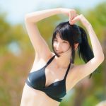 【写真特集】あいり(SITRA.)、エキゾチックな雰囲気に見事にマッチするレトロ風な水着で登場！！＜近代麻雀水着祭2023＞