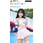 スポポポポニー・朝陽あいか、制服風水着からチラリ！ファンのハート撃ち抜く！！