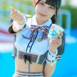 【写真特集】桜夏なつ(LOVE 9 LOVE)、正統派制服風メイドコスからのプリティバニーで登場！！＜近代麻雀水着祭2023＞