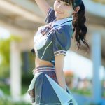 【写真特集】桜夏なつ(LOVE 9 LOVE)、正統派制服風メイドコスからのプリティバニーで登場！！＜近代麻雀水着祭2023＞