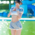 【写真特集】桜夏なつ(LOVE 9 LOVE)、正統派制服風メイドコスからのプリティバニーで登場！！＜近代麻雀水着祭2023＞