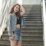 【写真特集】イランと日本のハーフ・安川美那さん、全身デニムコーデで美脚＆美腹筋アピール！ ＜2023ミスユニバースジャパンプレリミナリー神奈川代表＞