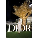中村アン、ディオールのホワイトレースコーデで登場！＜DIOR HOLIDAY POP-UP＞
