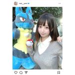 Yami、モンスターボール片手にルカリオとツーショット！「捕まえて下さい」「モンスターボールになりたい」