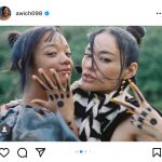 Awich、愛娘・Toyomiとのツーショット公開！沖縄の伝統タトゥー・ハジチを施し登場