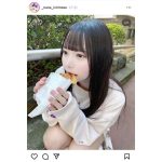 シンデレラ宣言！一ノ瀬なな、たい焼きガブリのオフショットに「可愛すぎる」の声！