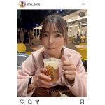 堀江りほ、ビールでほろ酔いデート気分のSHOTを披露！コロコロ変わる笑顔がキュート！