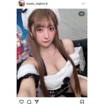 真島なおみ、冬の夜に映えるセクシーで可愛いクリスマスコスプレを披露！