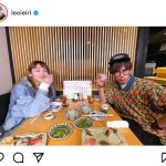 家入レオ、ブルエン田邊とのほろ酔いツーショットを公開！「顔赤くなっちゃってて可愛い」の声