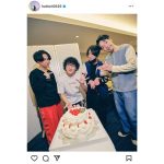 マカロニえんぴつ・はっとり、メンバーとともに長谷川大喜（Key）の誕生日を祝福！