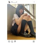 コスプレしまくるりつ、セーラー服での体操座りショットに反響！「明日も仕事頑張れる」