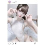 本気すず（RiNCENT♯）、全身純白すぎる競泳水着姿にファン一同大絶賛！「好きしか出てこない」