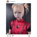 あの、金髪に大胆イメチェン！チャイナ服オフショットに「金髪姿も可愛い」「どんな髪色も似合うあのちゃん最強」の声