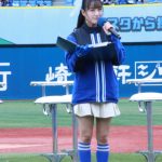 =LOVE・瀧脇笙古、絶対領域が美しいミニスカ衣装でゲストMCとして出演!天使すぎる笑顔で会場の来場客たちを魅了<横浜DeNAベイスターズ ファンフェスティバル2023>