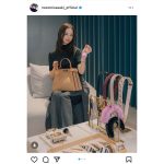 佐々木希、フェンディのバッグをカスタマイズ！大人メイク＆コーデに「AIにも圧勝の美しさ」「女神」の声！