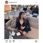 マギー、胸元ザックリのクールなコーデで登場！ホテルレジデンス巡りの模様を公開