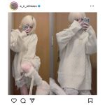 あの、まるで天使な純白セーラーニット＆金髪姿にファン騒然「直視できない」