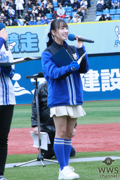 ＝LOVE・瀧脇笙古、絶対領域が美しいミニスカ衣装でゲストMCとして出演！天使すぎる笑顔で会場の来場客たちを魅了＜横浜DeNAベイスターズ ファンフェスティバル2023＞