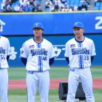 度会隆輝選手、背番号4の新ユニフォームで「幸せを届けられるように頑張ります」と抱負を語る！＜横浜DeNAベイスターズ ファンフェスティバル2023＞
