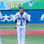 度会隆輝選手、背番号4の新ユニフォームで「幸せを届けられるように頑張ります」と抱負を語る！＜横浜DeNAベイスターズ ファンフェスティバル2023＞
