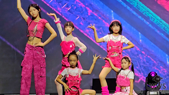 【動画】中国キッズグループ・LEVAY KIDS GIRLがピンク衣装でキレキレのパフォーマンス！＜Asia Open Collection＞