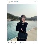 TWICE・ミナ、日本の港町に登場！美しすぎる黒コーデに世界中のファンがラブコール